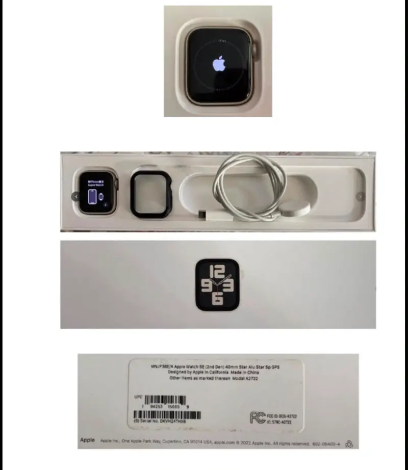 Apple Watch SE 2da Gen 40mm GPS nuevo