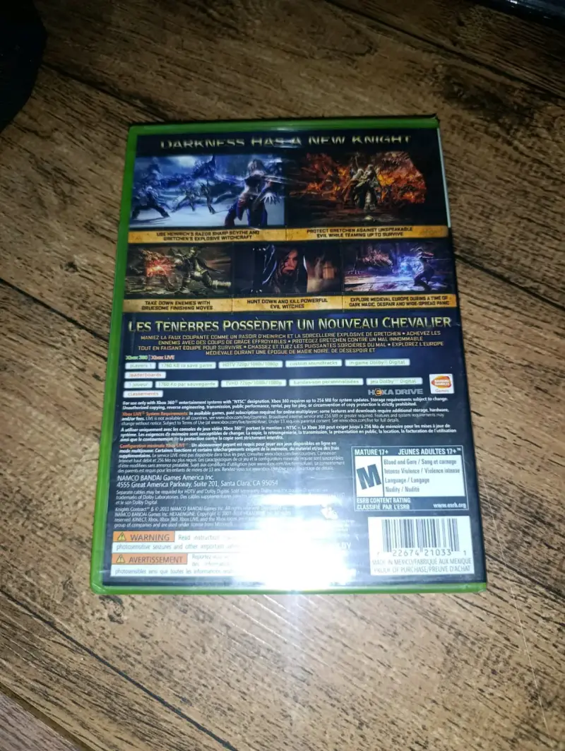 Knight's Contract Xbox 360 Nuevo sellado - 2