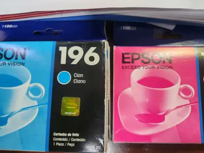 Cartuchos de tinta Epson 196 cian y magenta - miniatura 1