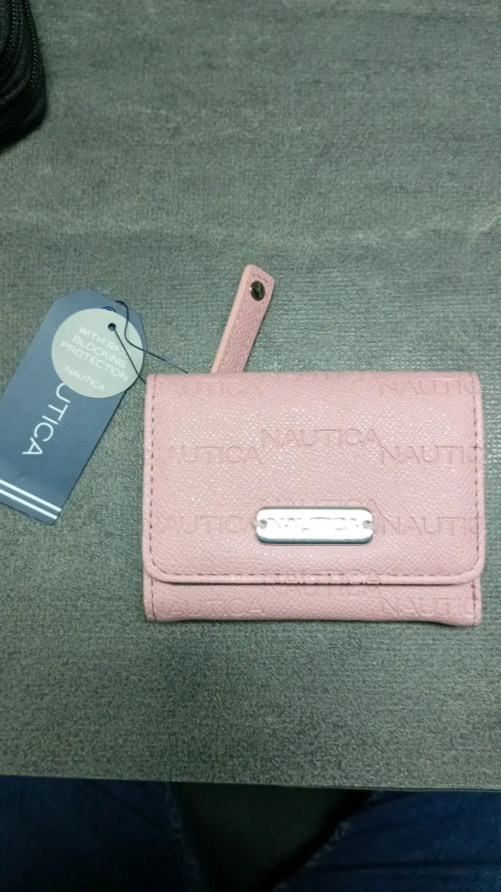 Billetera Nautica rosa con protección RFID - 1