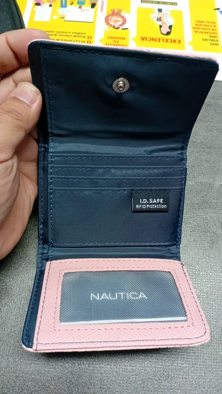 Billetera Nautica rosa con protección RFID - 2