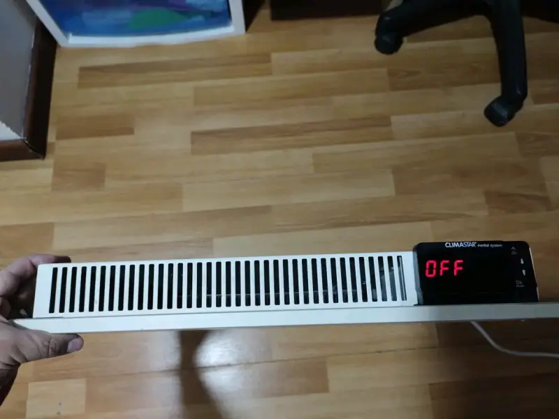 Calefactor eléctrico compacto