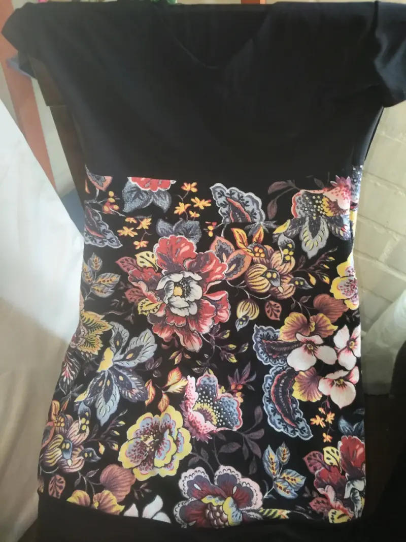 Blusa estampada multicolor de manga larga - 6