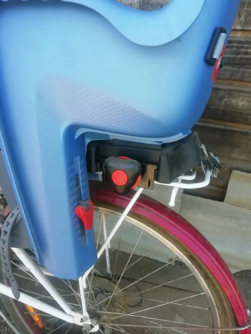 Silla de bicicleta para niño azul - 2