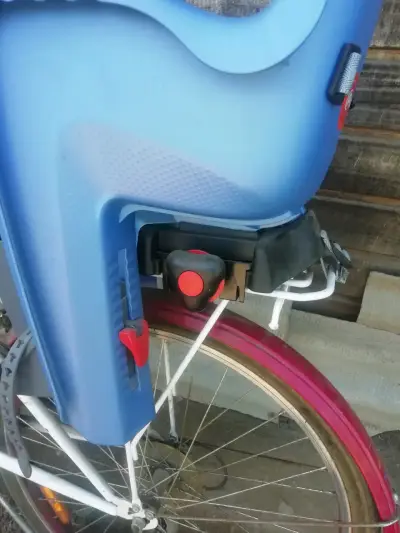 Silla de bicicleta para niño azul - miniatura 2