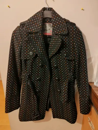 Abrigo vintage Fiorucci con diseño de lunares - miniatura 1