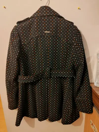 Abrigo vintage Fiorucci con diseño de lunares - miniatura 2