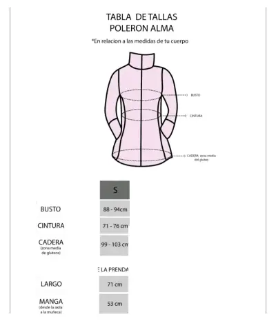 Poleron negra de polar con cierre - miniatura 5