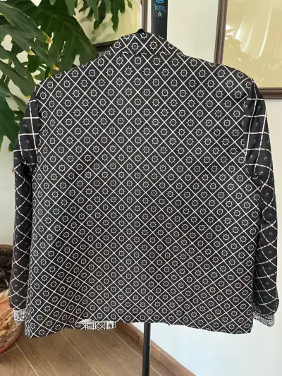 Chaqueta estampada en blanco y negro - miniatura 3