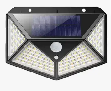Luz solar 100 LED con sensor de movimiento o fijo - miniatura 2