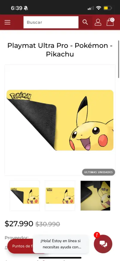 Playmat Ultra Pro Pokémon Pikachu - miniatura 1