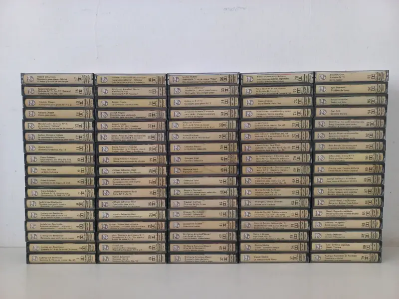 Colección de 85 casetes de música clásica - 2
