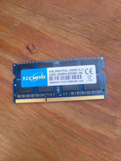 Memoria RAM 8GB Tecmiyo DDR3L 1600MHz - miniatura 1