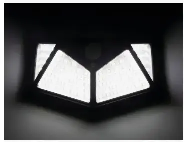 Set 4 luces solares 100 LED con sensor de movimien - 4