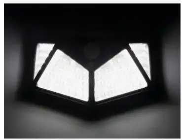 Set 4 luces solares 100 LED con sensor de movimien - miniatura 4