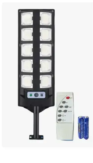 Poste 1000w LED solar exterior con control remoto - 2