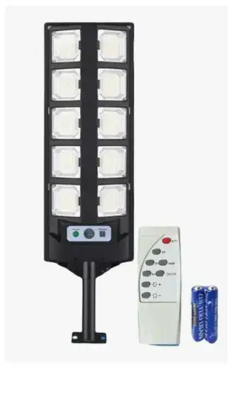 Poste 1000w LED solar exterior con control remoto - miniatura 2