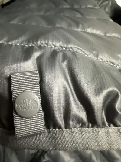 Chaqueta The North Face gris acolchada - miniatura 4