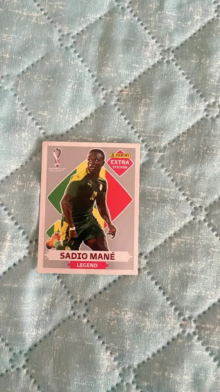 Lámina Panini Sadio Mané Legend y Neymar - 1