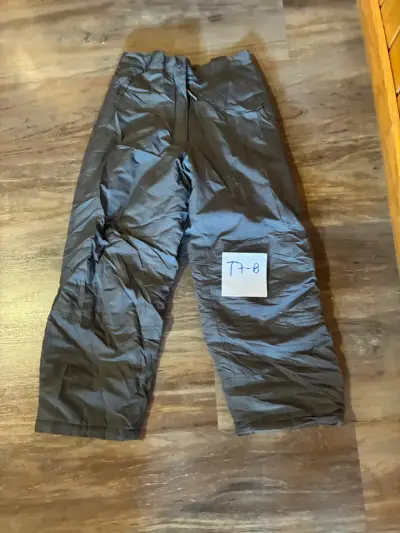 Pantalones impermeables para niños talla 7-8 - miniatura 1