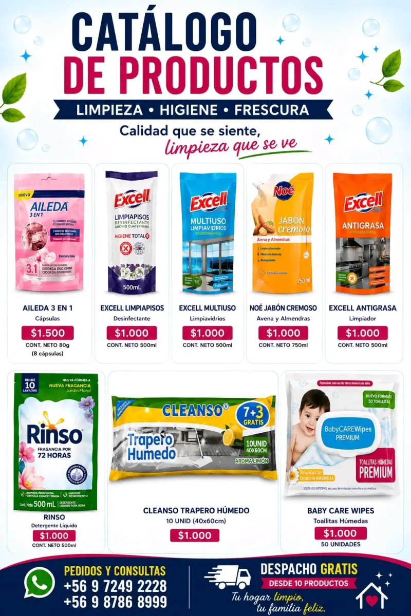 Productos de aseo a Domicilio - 2