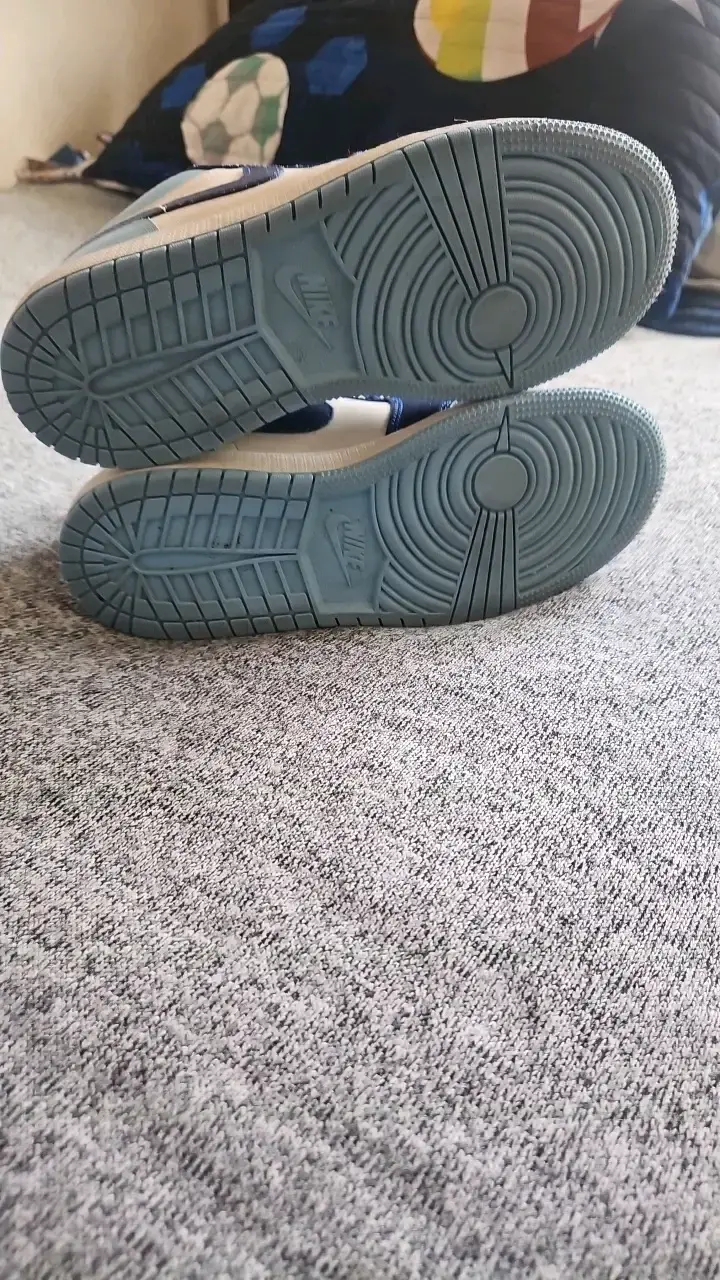 Zapatillas deportivas Nike Air Jordan azul y blanco - 2