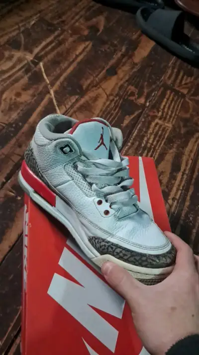 Zapatillas Nike Air Jordan Retro 3 Blancas - miniatura 1