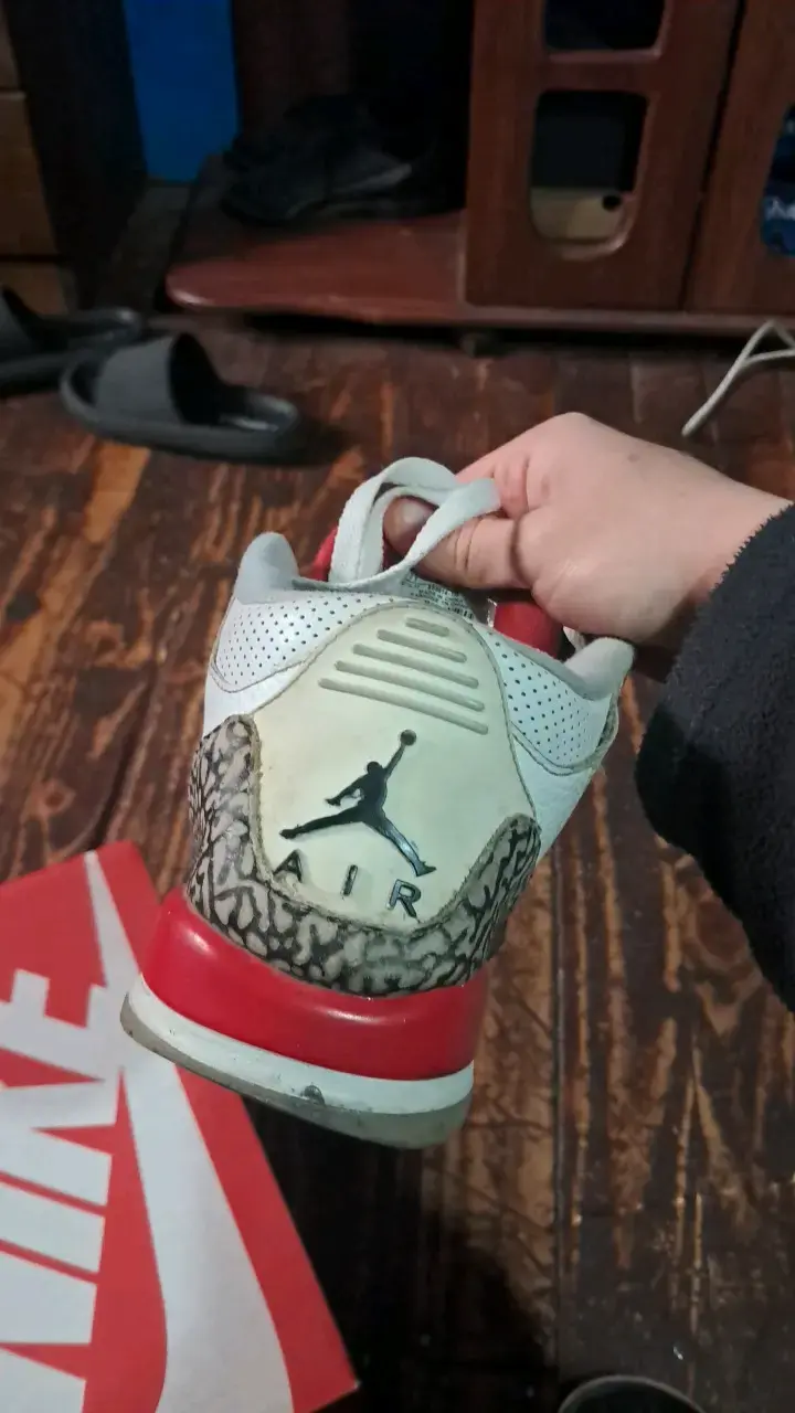 Zapatillas Nike Air Jordan Retro 3 Blancas - 3