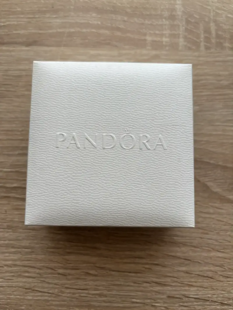 Pulsera Pandora de cuero azul con cierre plateado - 5