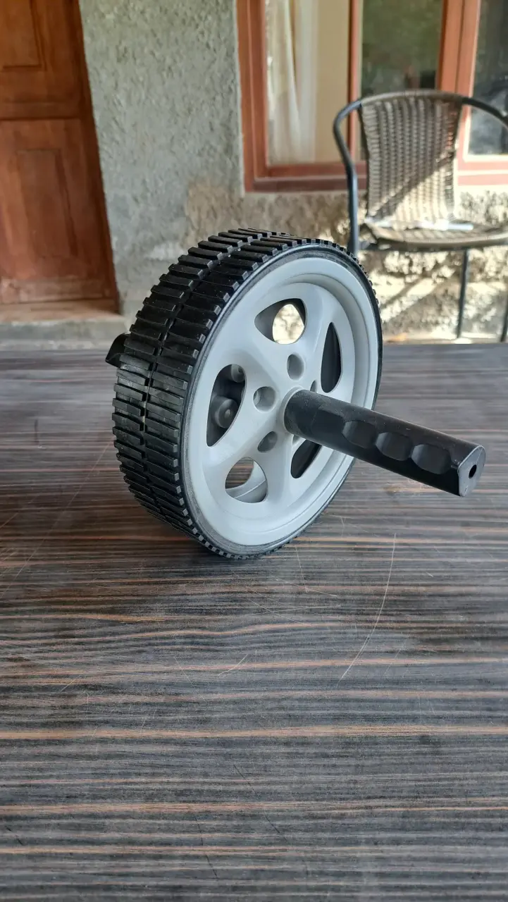 Rueda de ejercicio abdominal doble - 3