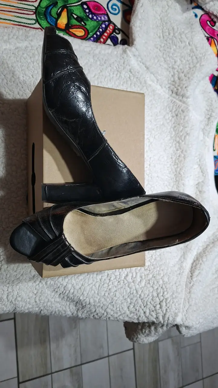 Zapatos de tacón negro elegante para mujer - 3