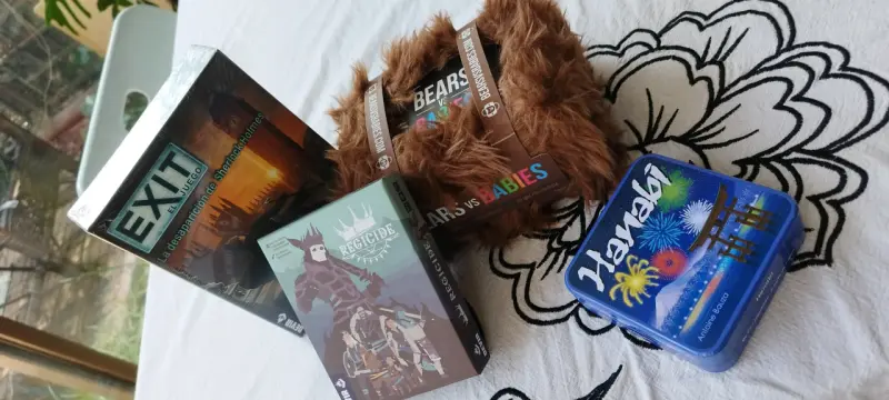 Pack de 4 juegos de mesa