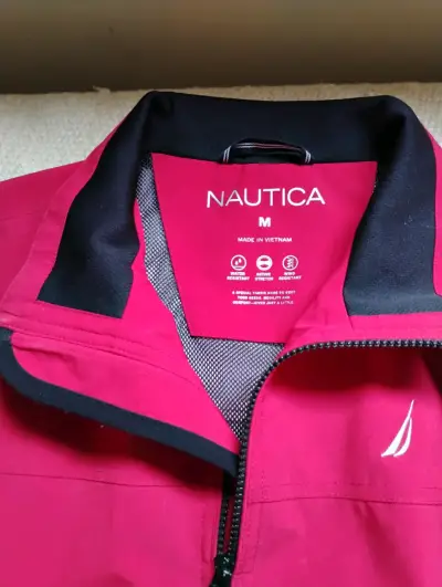 Chaqueta Nautica roja corta viento . - miniatura 1