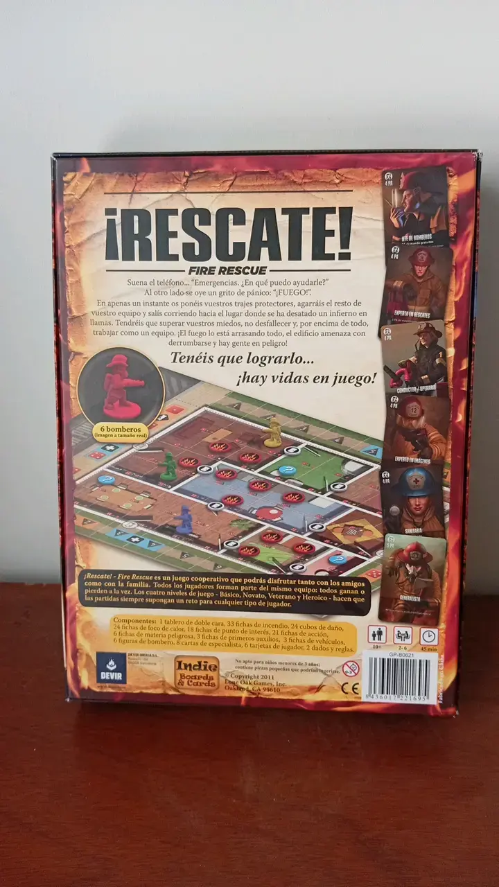 Juego de mesa ¡Rescate! Fire Rescue - 2