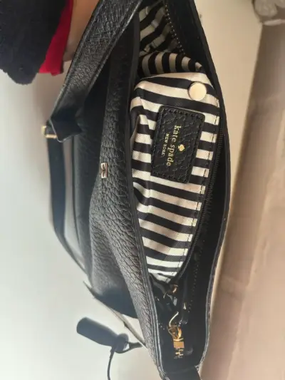 Cartera negra Kate Spade de cuero - miniatura 4