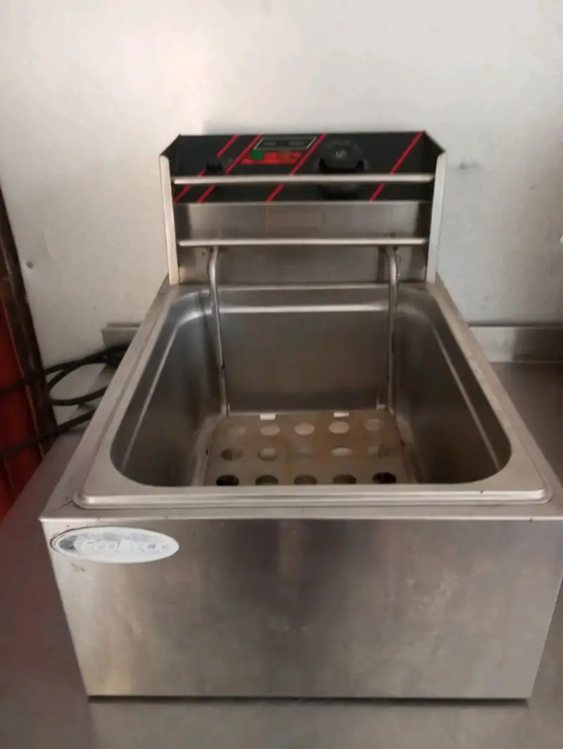 Freidora eléctrica de acero inoxidable Ecobeck - 1