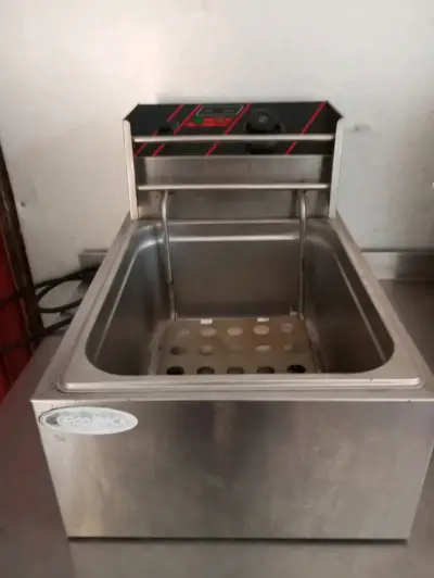 Freidora eléctrica de acero inoxidable Ecobeck - miniatura 1