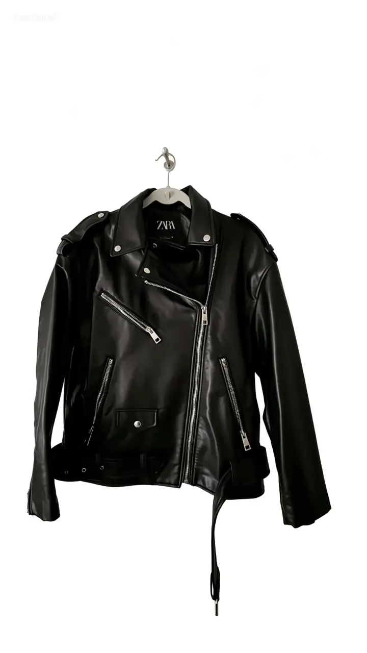 Chaqueta negra Zara oversize - 1