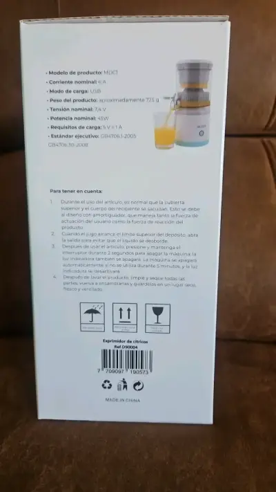 Exprimidor de cítricos recargable Jaltech - miniatura 3