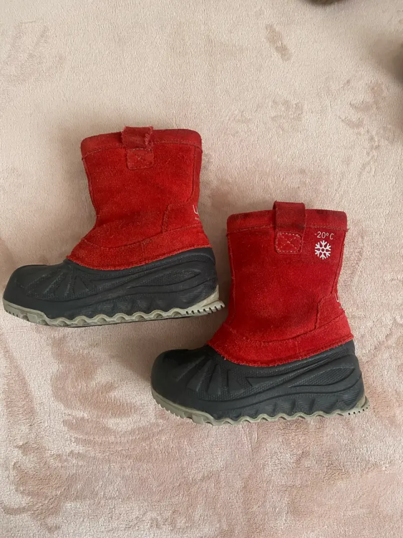 Botas UGG unisex infantil pie 17 cm rojas - 2