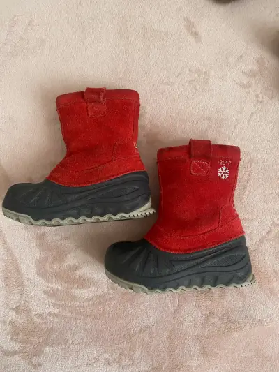 Botas UGG unisex infantil pie 17 cm rojas - miniatura 2