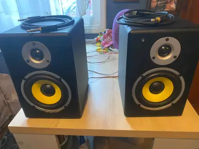 Parlantes de estudio con cables incluidos - miniatura 1