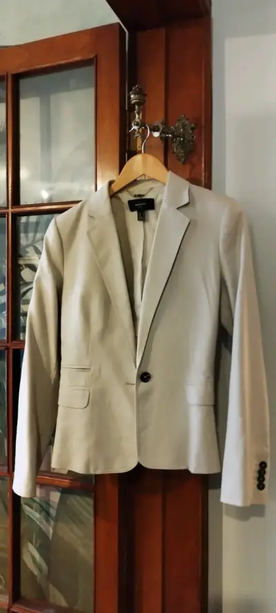 Blazer beige de mujer Mango Suit -M - miniatura 1
