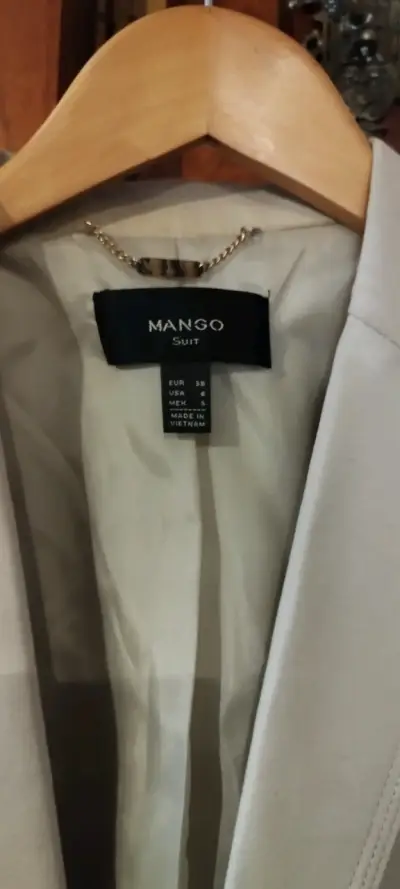 Blazer beige de mujer Mango Suit -M - miniatura 2
