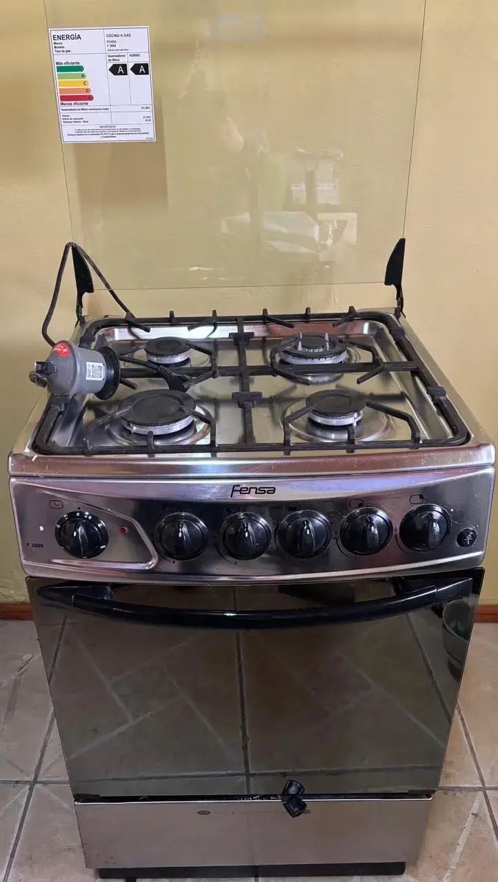 Cocina a gas natural y envasado Fensa 4 quemadores - 1