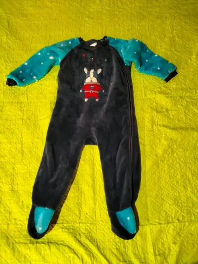 Pijama enterito de polar para bebé - miniatura 1