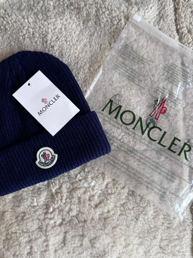 Gorro de lana Moncler azul marino - 2