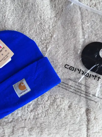 Gorro azul Carhartt de lana - miniatura 2