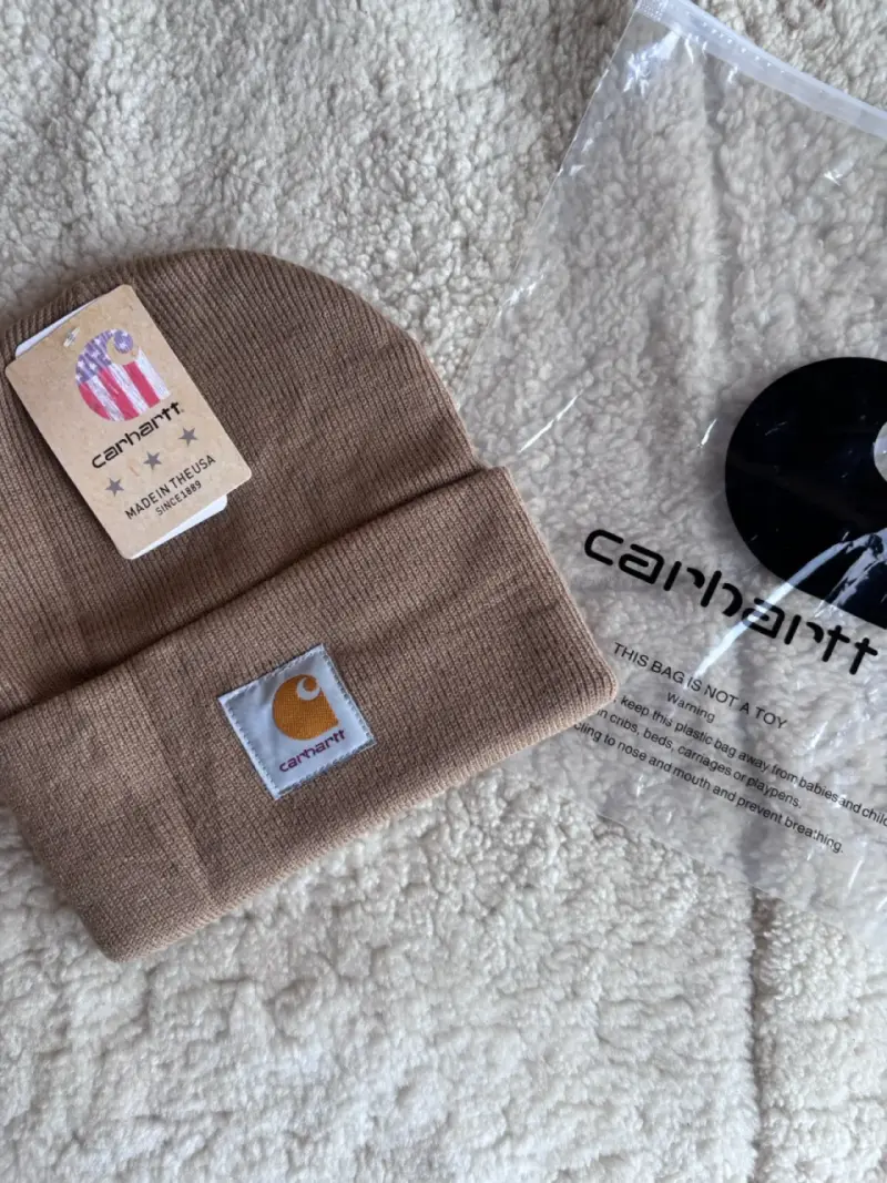 Gorro Carhartt marrón de lana - 2