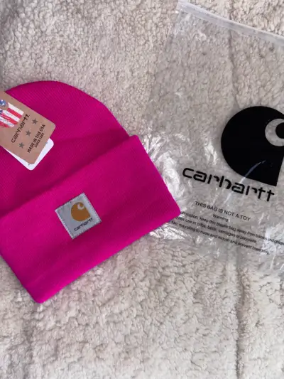 Gorro Carhartt rosa vibrante unisex - miniatura 1